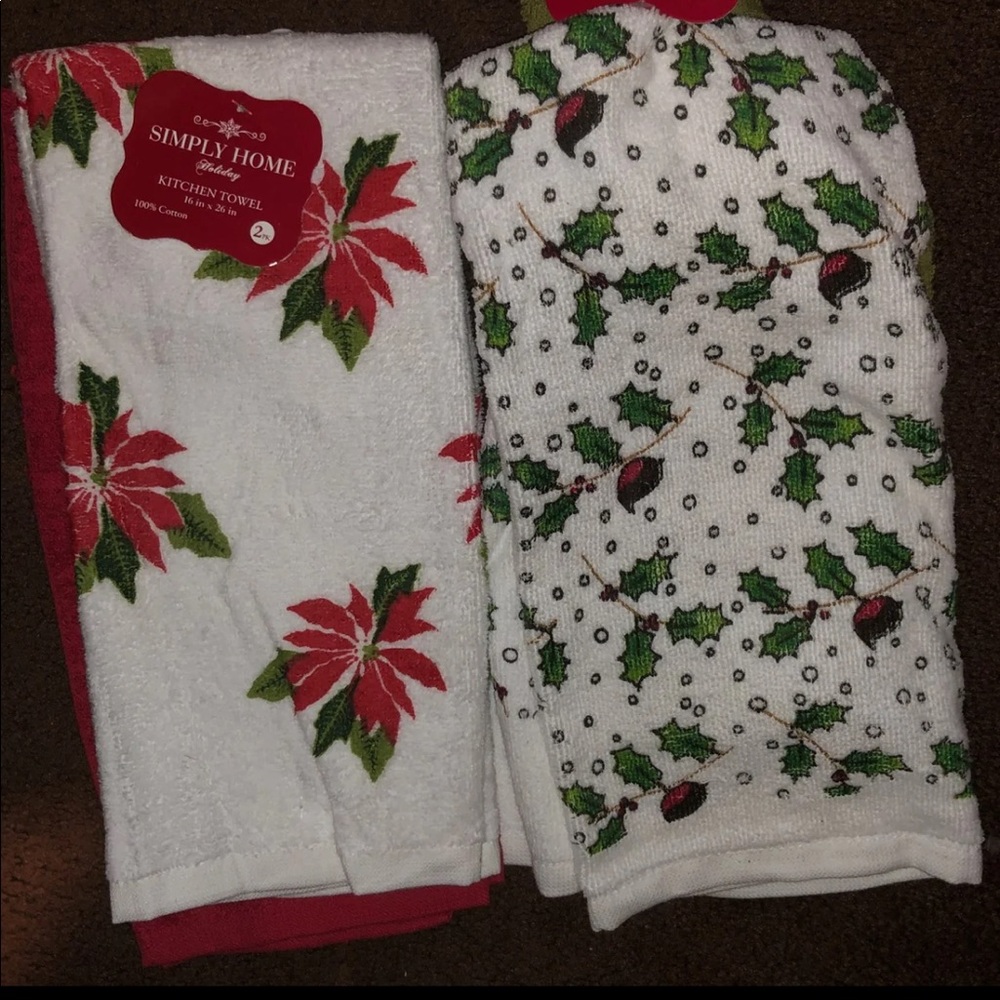 Kitchen Towels -Festive 4 Pack